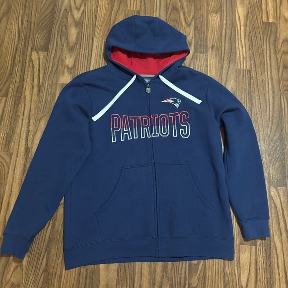 Pro Line / Fanatics * Full Zip Sweatshirt Hoodie * NE Patriots * Like NEW * L - Picture 1 of 10